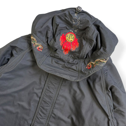 AW99/00 Maharishi Shower Repellent Waxed Jacket (L) | Large, Red