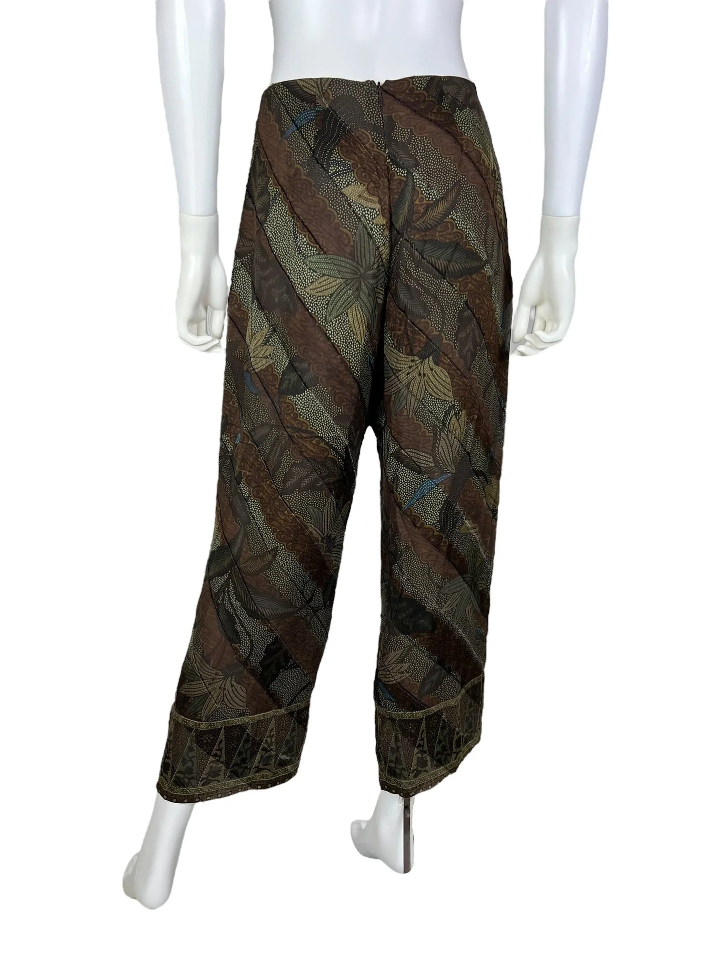Kenzo vintage silk summer trousers