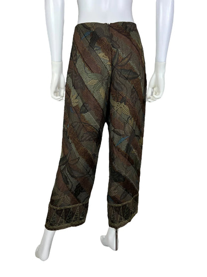 Kenzo vintage silk summer trousers