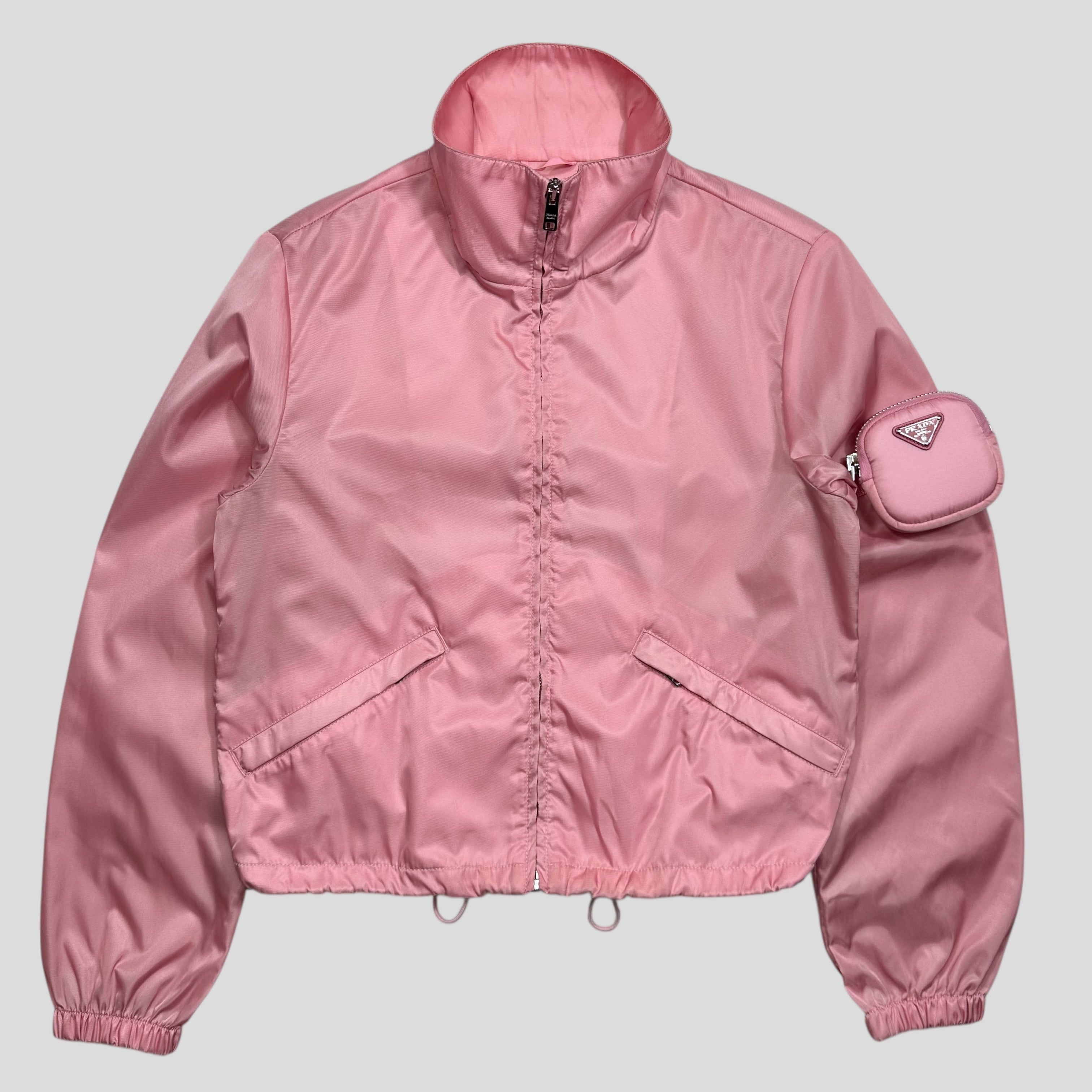 ジャケット・アウター 00SS PRADA SPORT Pink Nylon Moto Jacket 00SS PRADA SPORT Pink Nylon Moto Jacket - メルカリ
