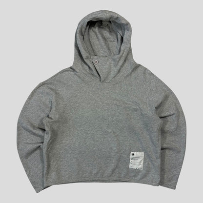 Final Home 1999 Boxy Ninja Asymmetrical Survival Hoodie - S | Default Title, Grey