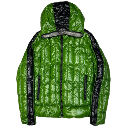 Duvetica Puffer Jacket In Green & Black ( L )