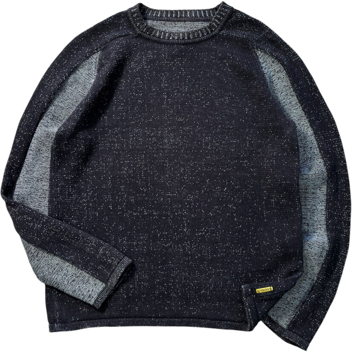 Armani Jeans 00’s Cotton Knit Two Tone Jumper M | Medium, Multicoloured