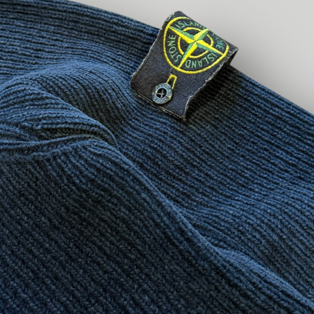 Stone Island AW/17 Chenille Ribbed Mock Neck Jumper M