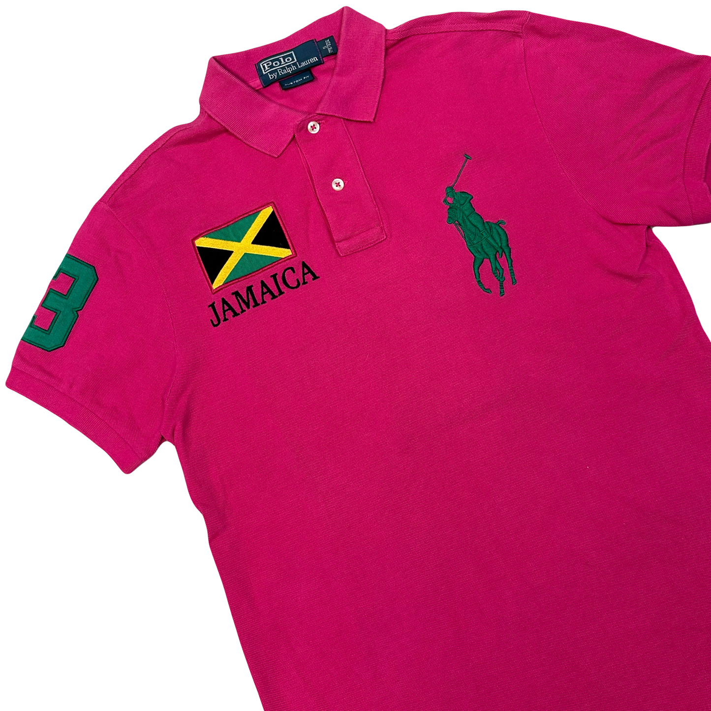 Ralph Lauren Jamaica Polo In Pink ( S )