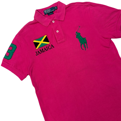 Ralph Lauren Jamaica Polo In Pink ( S )