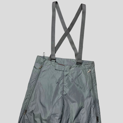 Prada Sport AW99 Bondage Strap Astro Nylon Padded Ski Trousers - IT50