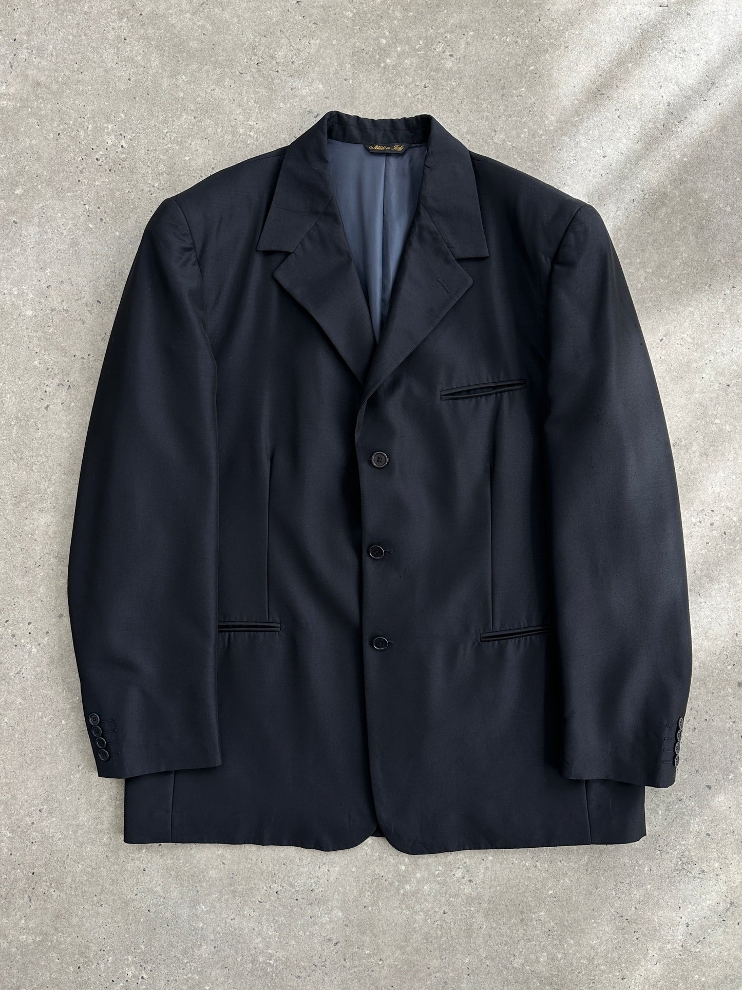 Italian Vintage Single Breasted Blazer - 46R/XL