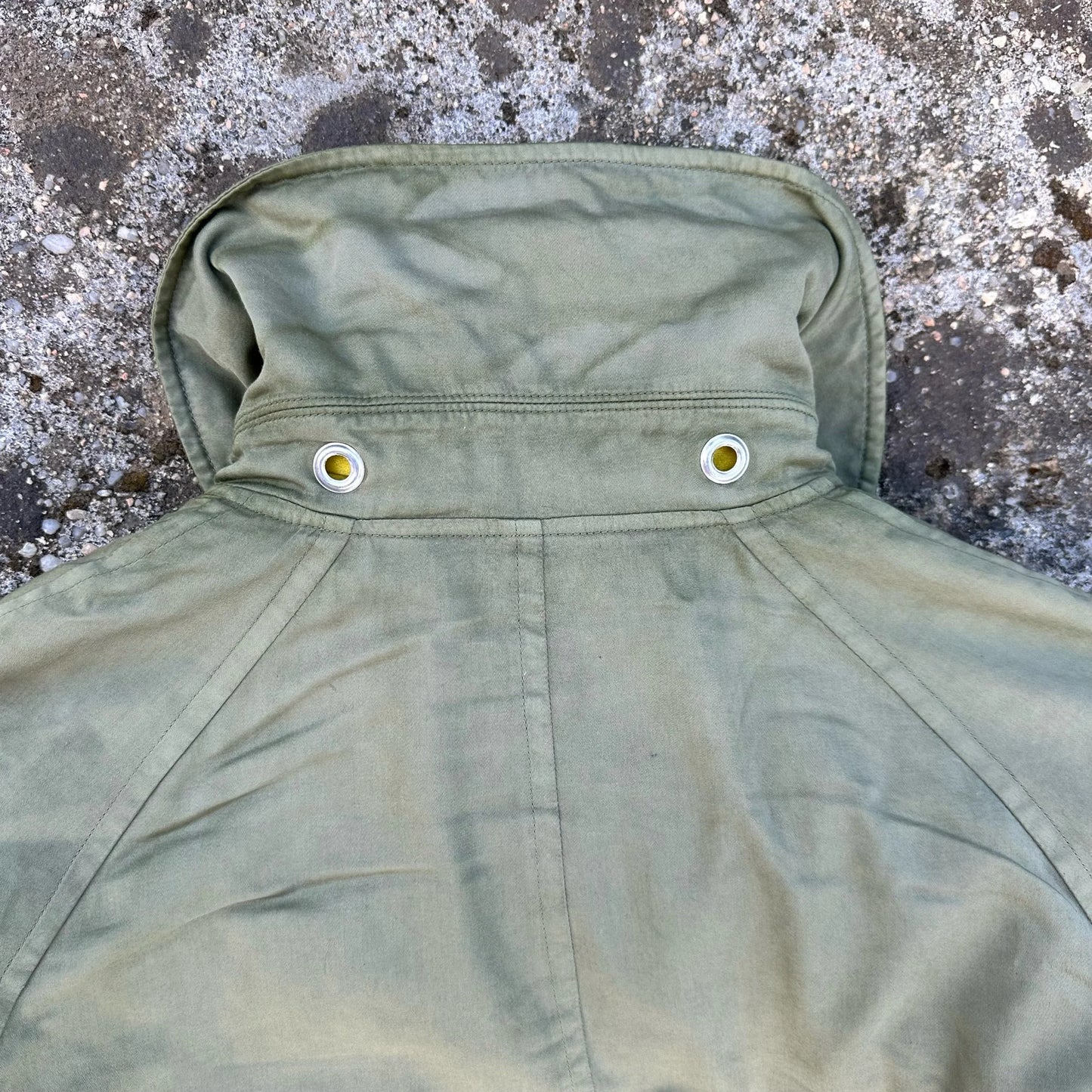 A/W 1985 Raso Gommato Dual Layer Trench Coat