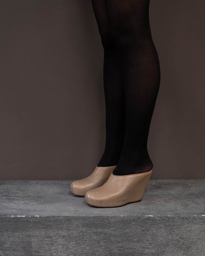RICK OWENS PLATFORM SHOES (EU 36) | DEFAULT TITLE, Beige