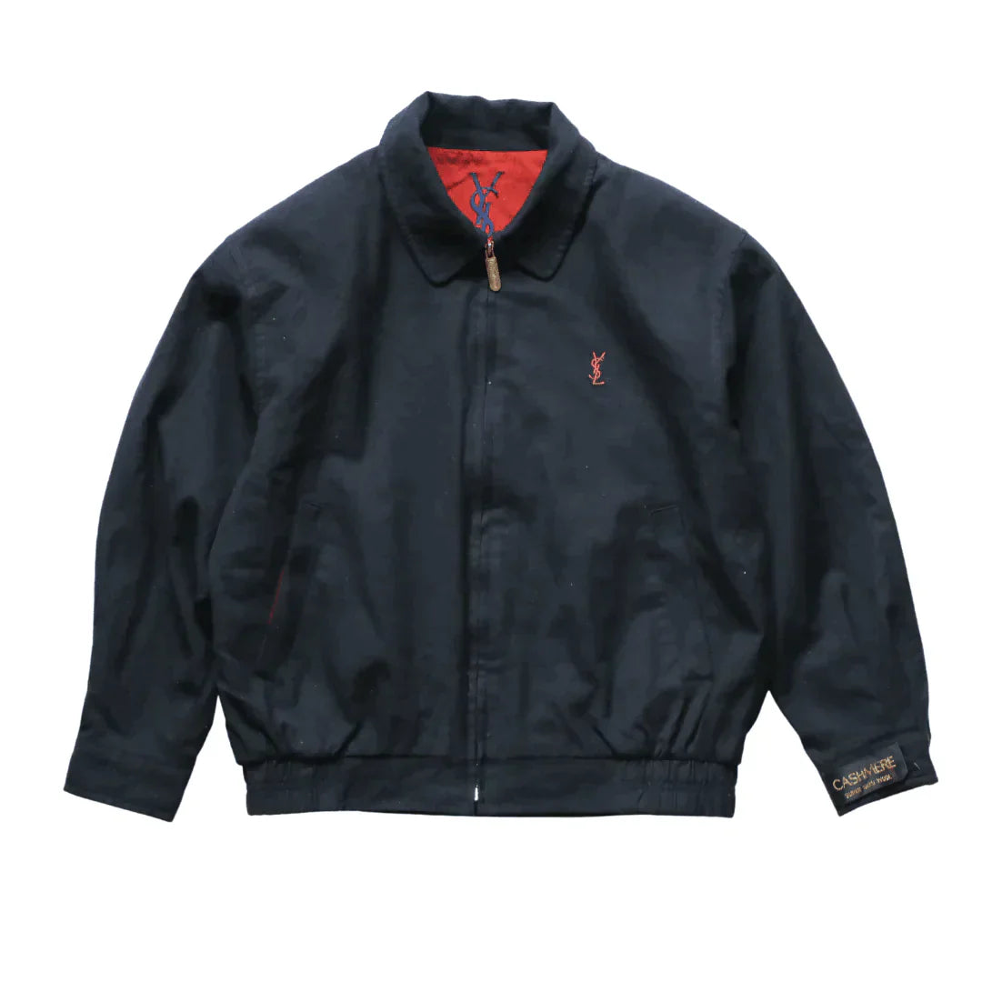 YVES SAINT LAURENT CAHSMERE WOOL HARRINGTON  (S)