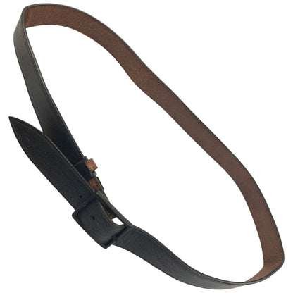 Vintage 2000s Issey Miyake Reversible Leather Belt Size L | O/S, Black