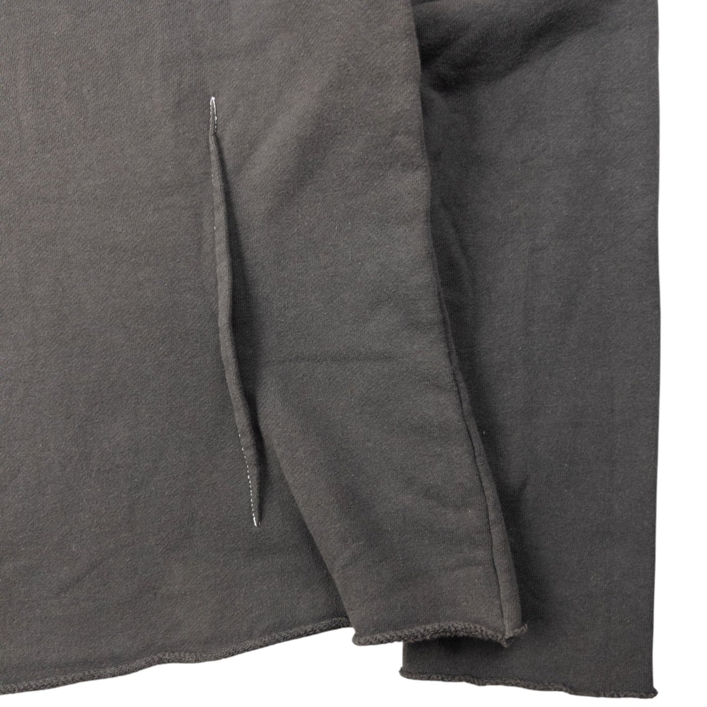 Vintage 90s Comme Des Garçons Side Zip Sweatshirt Womens Size S | Small, Grey