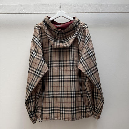 2000’s Burberry Nova Check Windbreaker Jacket (XL) | Extra Large, Beige