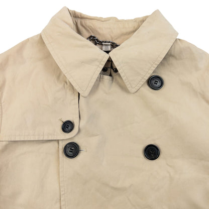 Vintage Burberry Nova Check Lined Trench Jacket Womens Size M | Medium, Beige