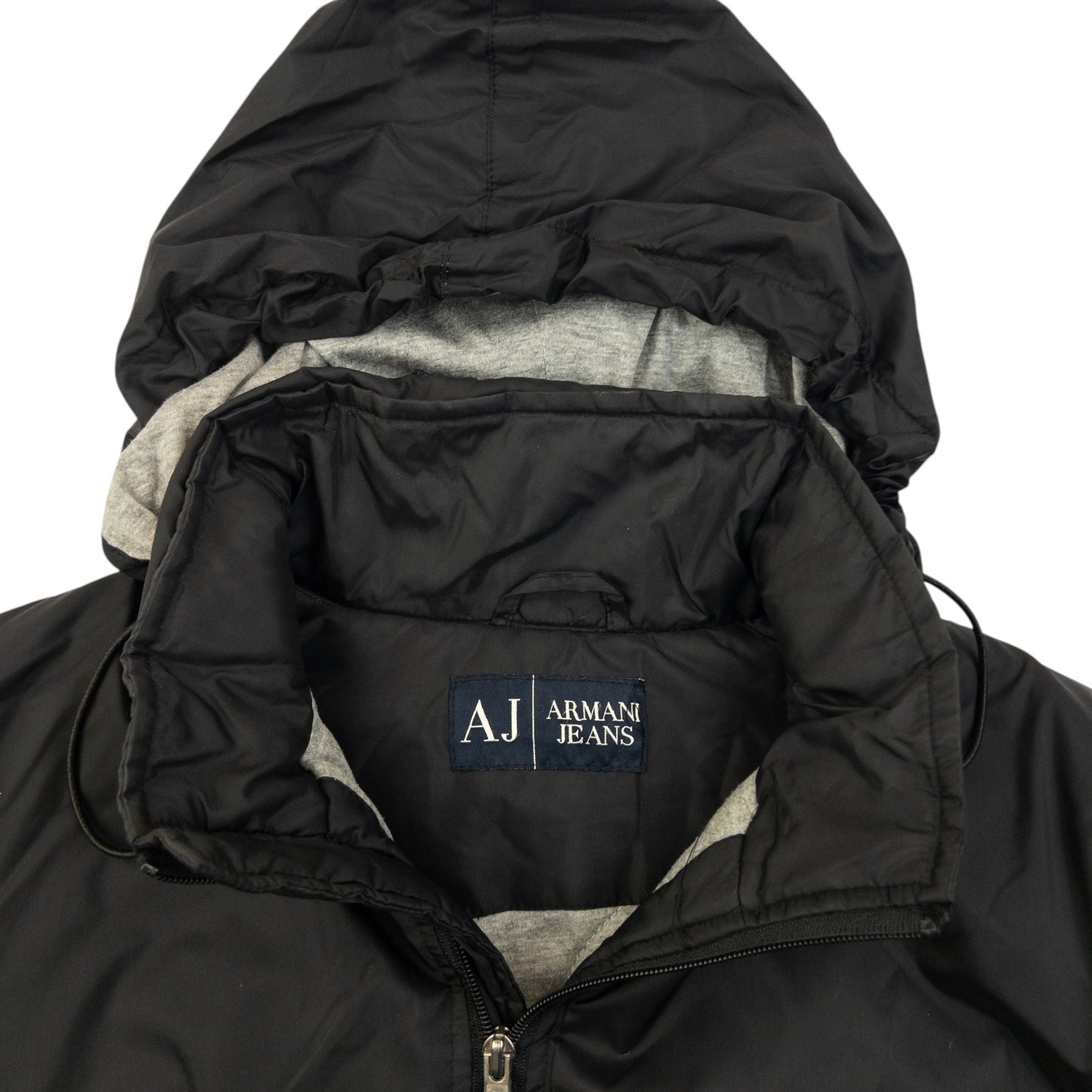 Vintage Armani Jeans Zip Up Jacket Size M | Medium, Black