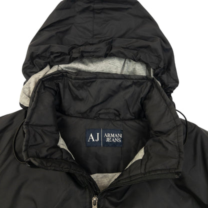 Vintage Armani Jeans Zip Up Jacket Size M | Medium, Black