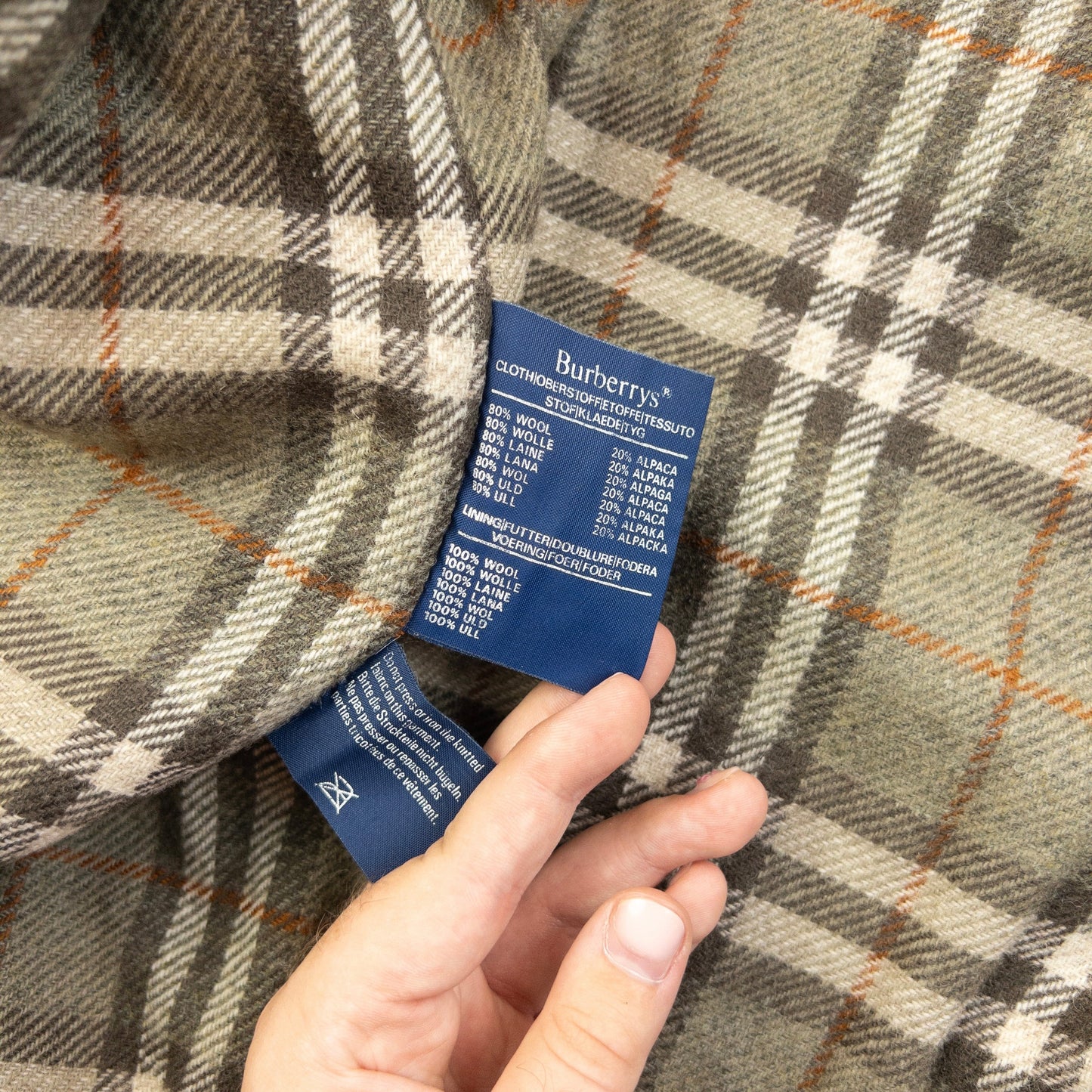 Vintage 90s Burberry Nova Check Lined Wool Bomber Jacket Size XL | XL, Multicoloured