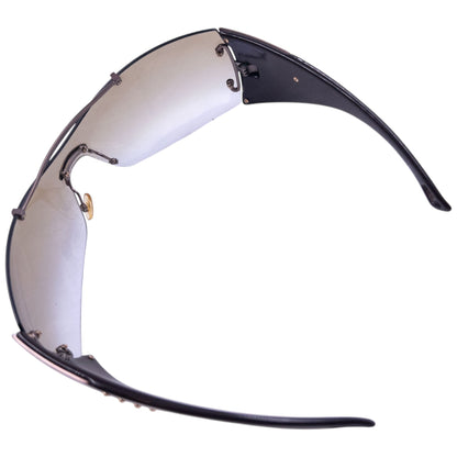 Vintage 2000s Dior Diorito Embossed Sunglasses | O/S, Brown