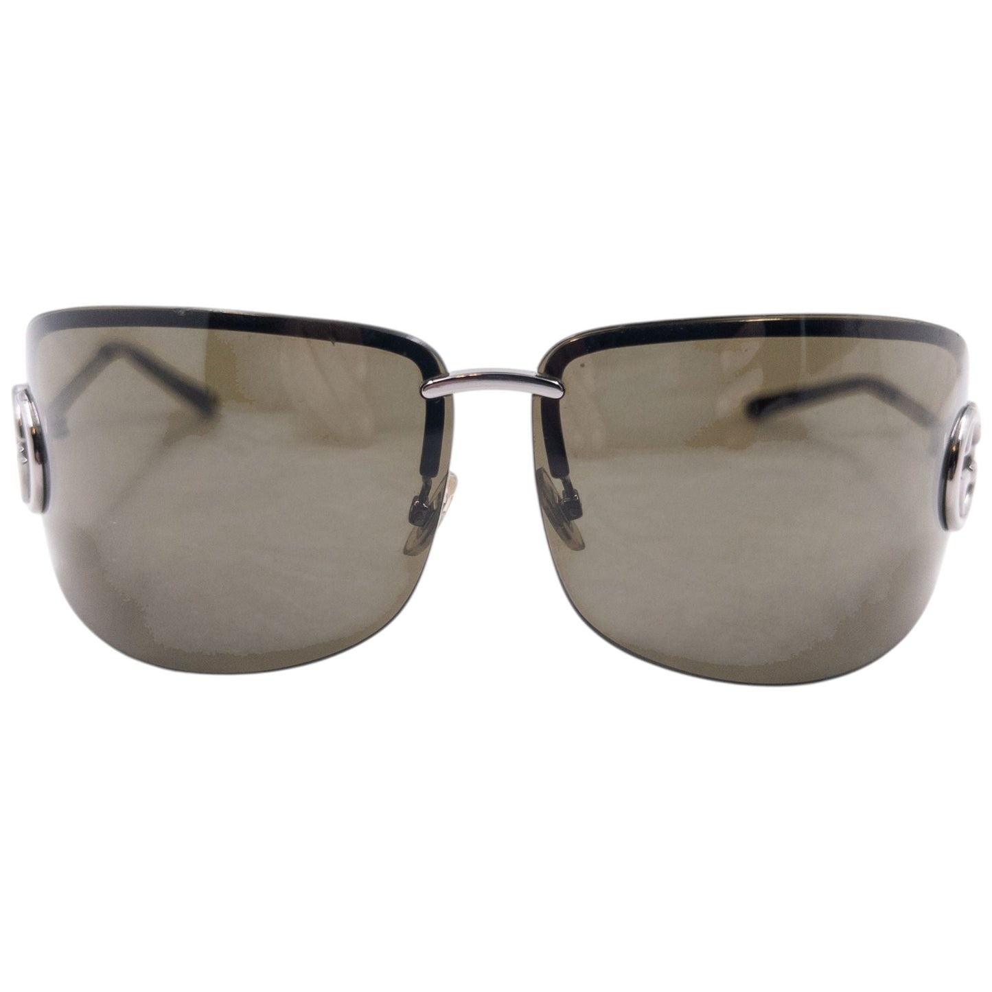 Vintage 2000s Gucci Rimless Sunglasses | O/S, Multicoloured