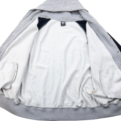 Stussy Varsity Button Up Jacket Size XL