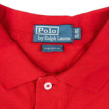 Vintage 2000s Polo Ralph Lauren LXVII Polo Shirt Size XL | XL, Red
