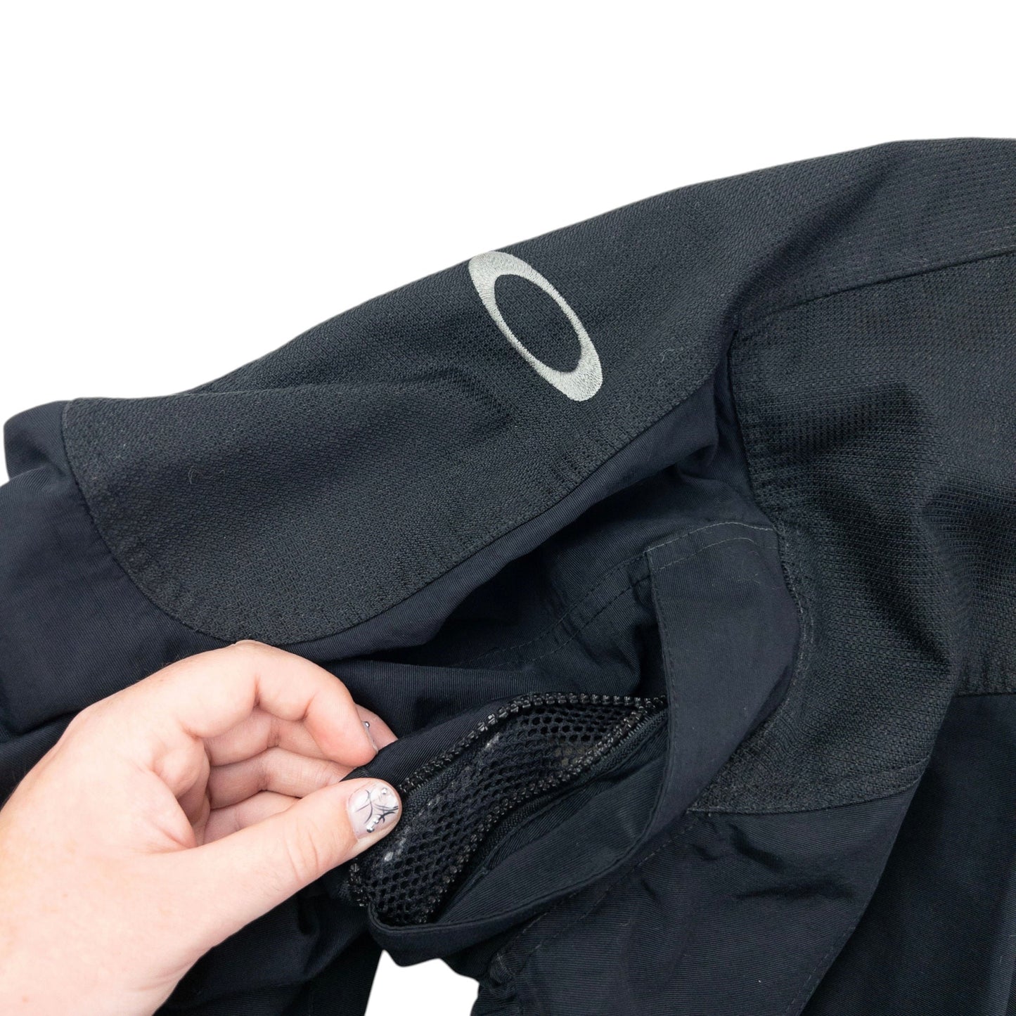 Vintage 90s Oakley Zip Up Jacket Size XL | XL, Black