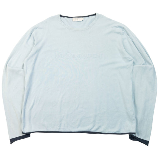 Vintage 2000s YSL Yves Saint Laurent Jumper Size XL | XL, Blue