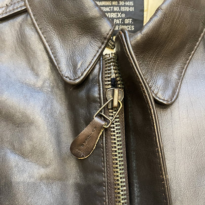 Avirex 'Seven Wishes' A2 Leather Flight Jacket - L