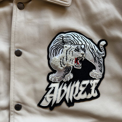 Avirex 'Speed Tigers' Leather Varsity Jacket - XL
