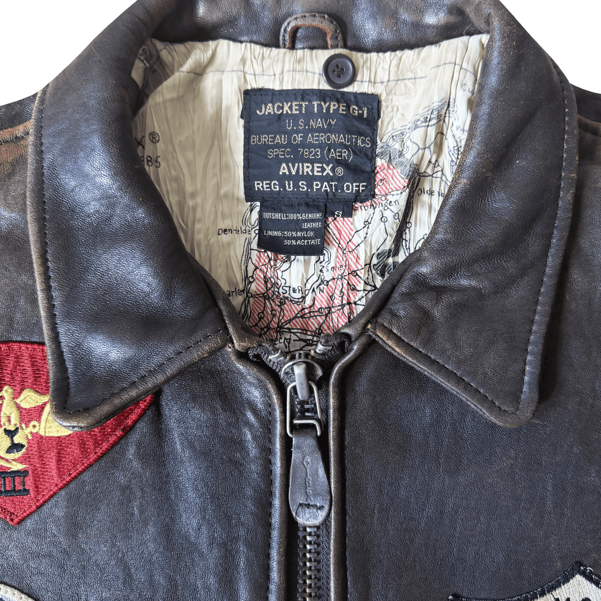 Avirex 1989 Top Gun G-1 Flight Jacket - S / M | S/M, Brown