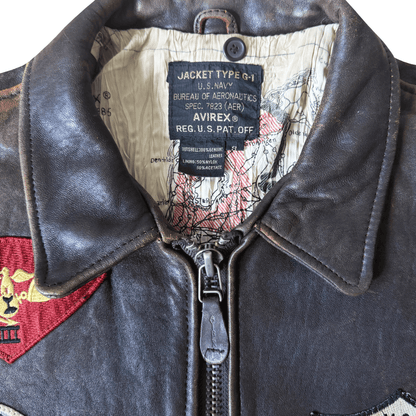 Avirex 1989 Top Gun G-1 Flight Jacket - S / M | S/M, Brown