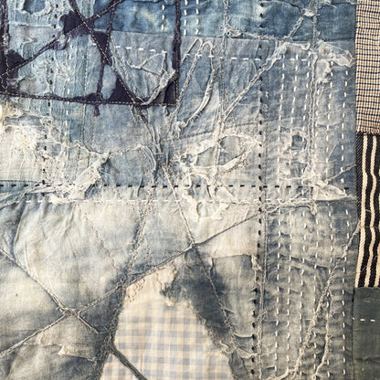 Boro Sashiko Distressed 501 Jeans - W36"