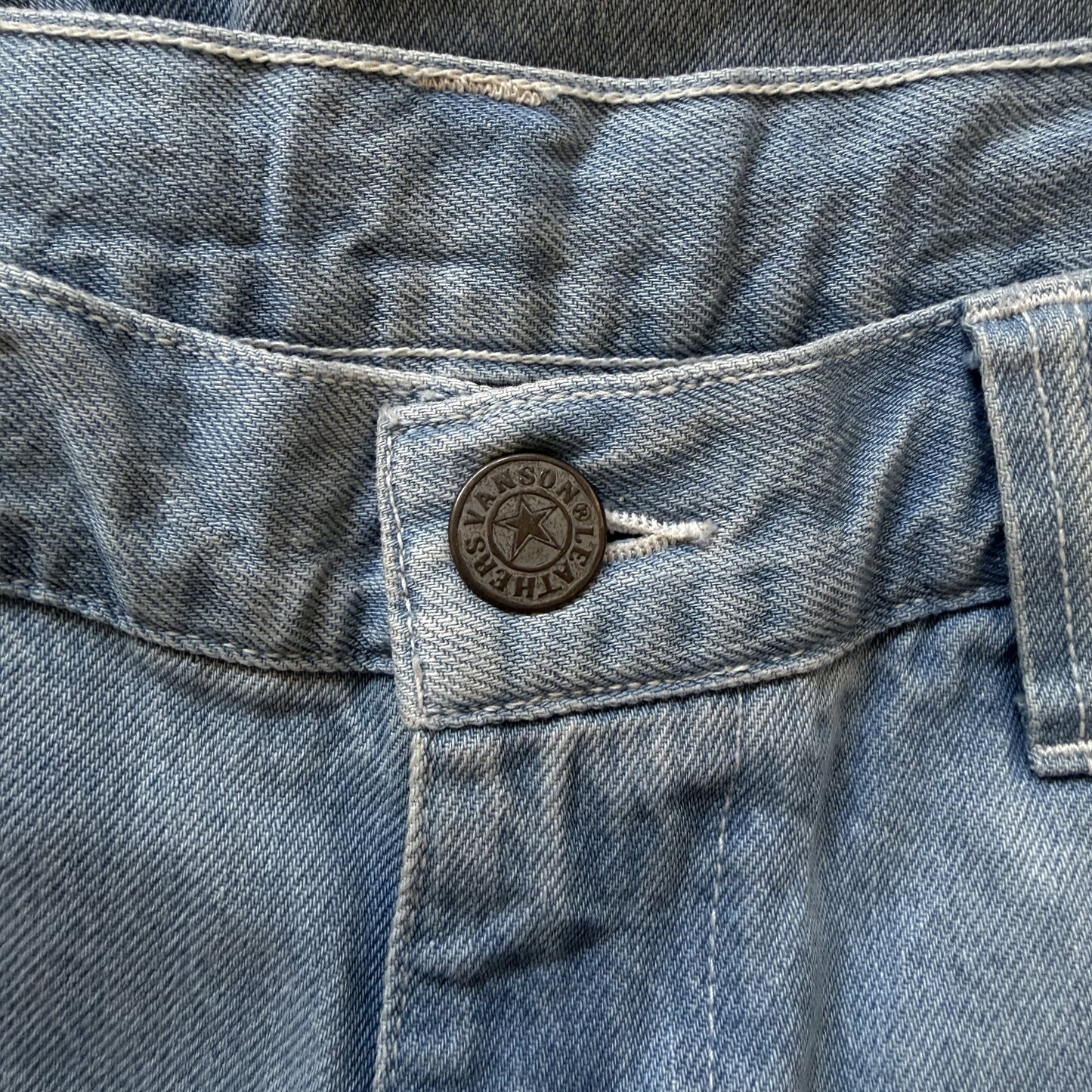 Vanson Leathers Bone Denim Shorts - W36" | W36, TBD