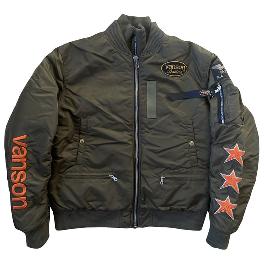 Vanson Leathers MA1 Bomber Jacket - XXL