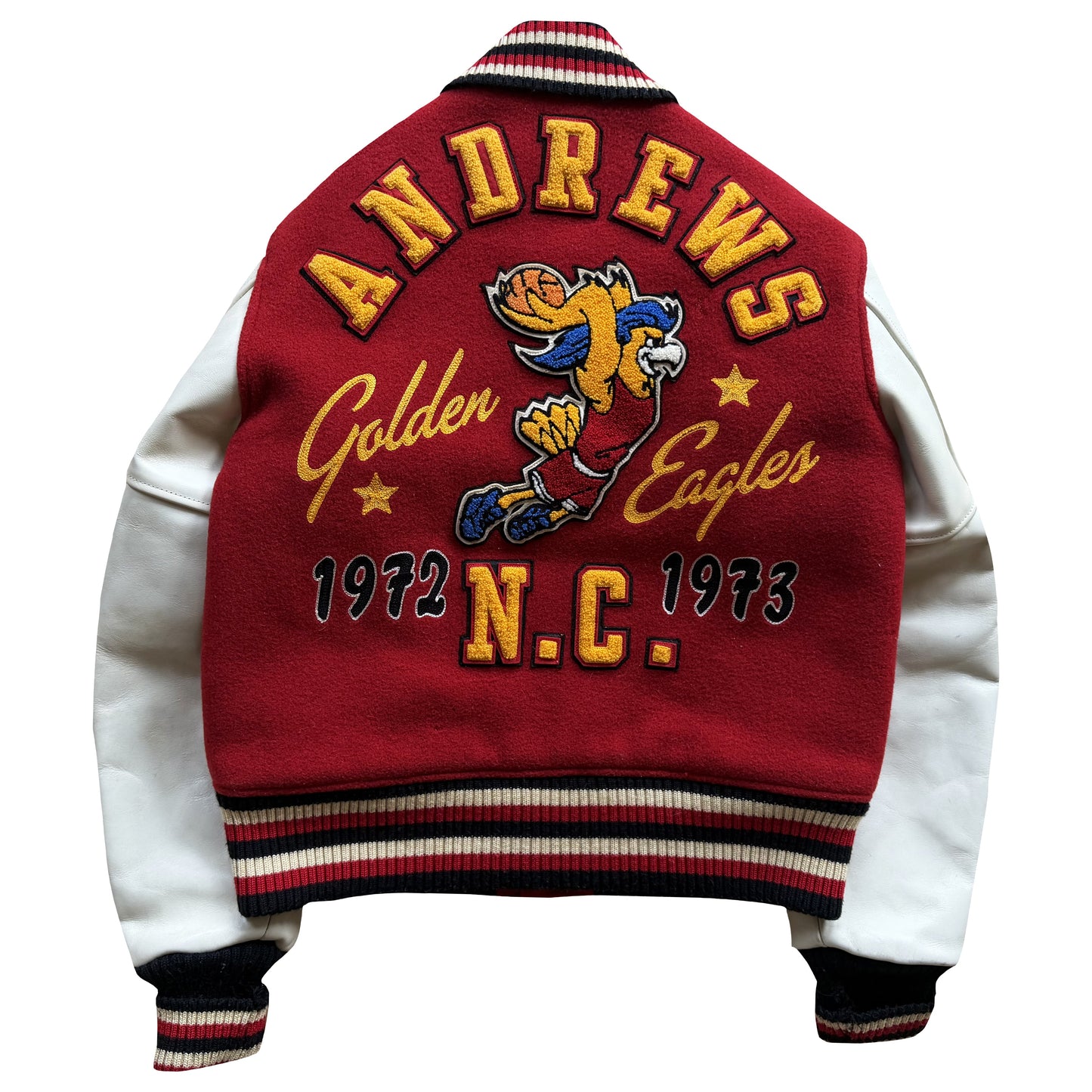 Whitesville 'Golden Eagles' Varsity Jacket - M