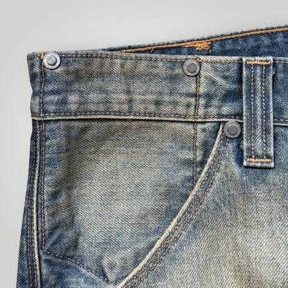 90s Levi's Engineered Jeans Twisted Denim Bootcut Jeans 30x32" | O/S, Red