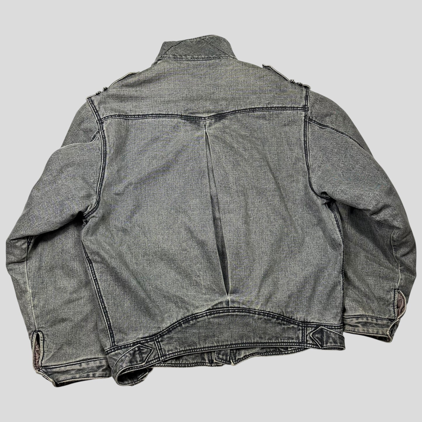 Armani Jeans 1991 Blanket Lined Heavy Cotton Work Jacket - L/XL | Default Title, Gold