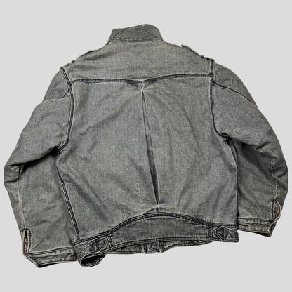 Armani Jeans 1991 Blanket Lined Heavy Cotton Work Jacket - L/XL | Default Title, Gold
