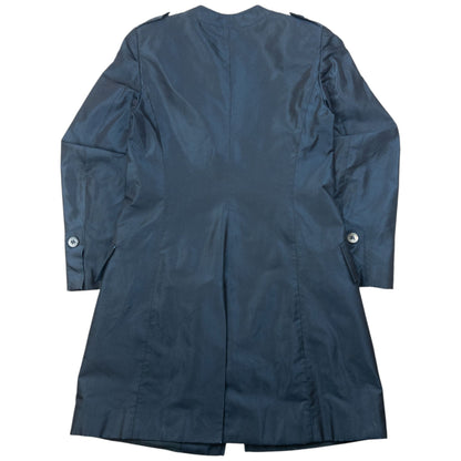 Vintage 90s Gucci By Tom Ford Iridescent Button Up Jacket Womens Size S | Small, Navy