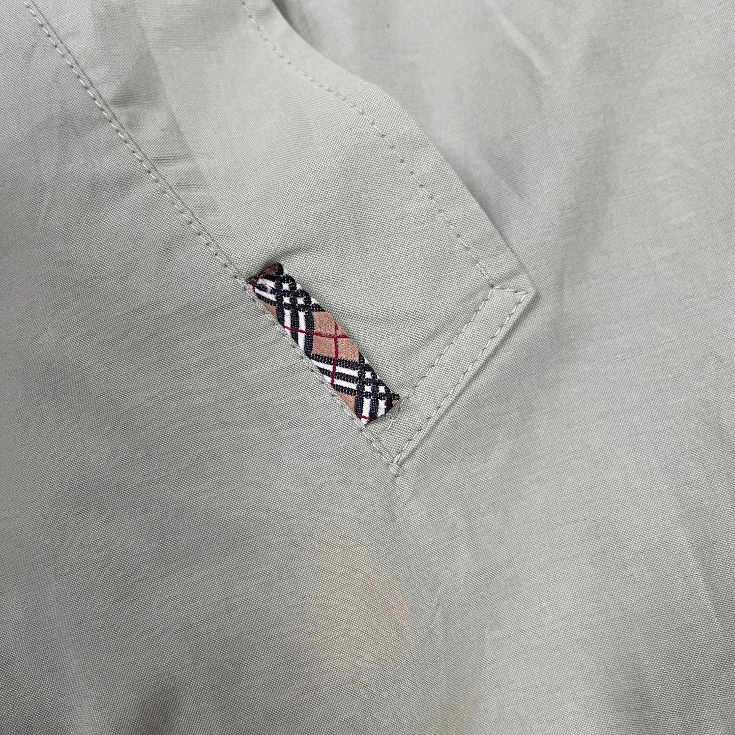 Vintage Burberry Nova Check Reversible Harrington, Size Large | O/S, Multicoloured