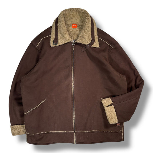 Hugo Boss Orange 00’s Faux Sherling “Dragon” Jacket XL | XL, Multicoloured