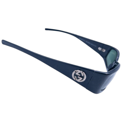 Vintage 2000s Gucci By Tom Ford Diamanté Sunglasses | O/S, Black