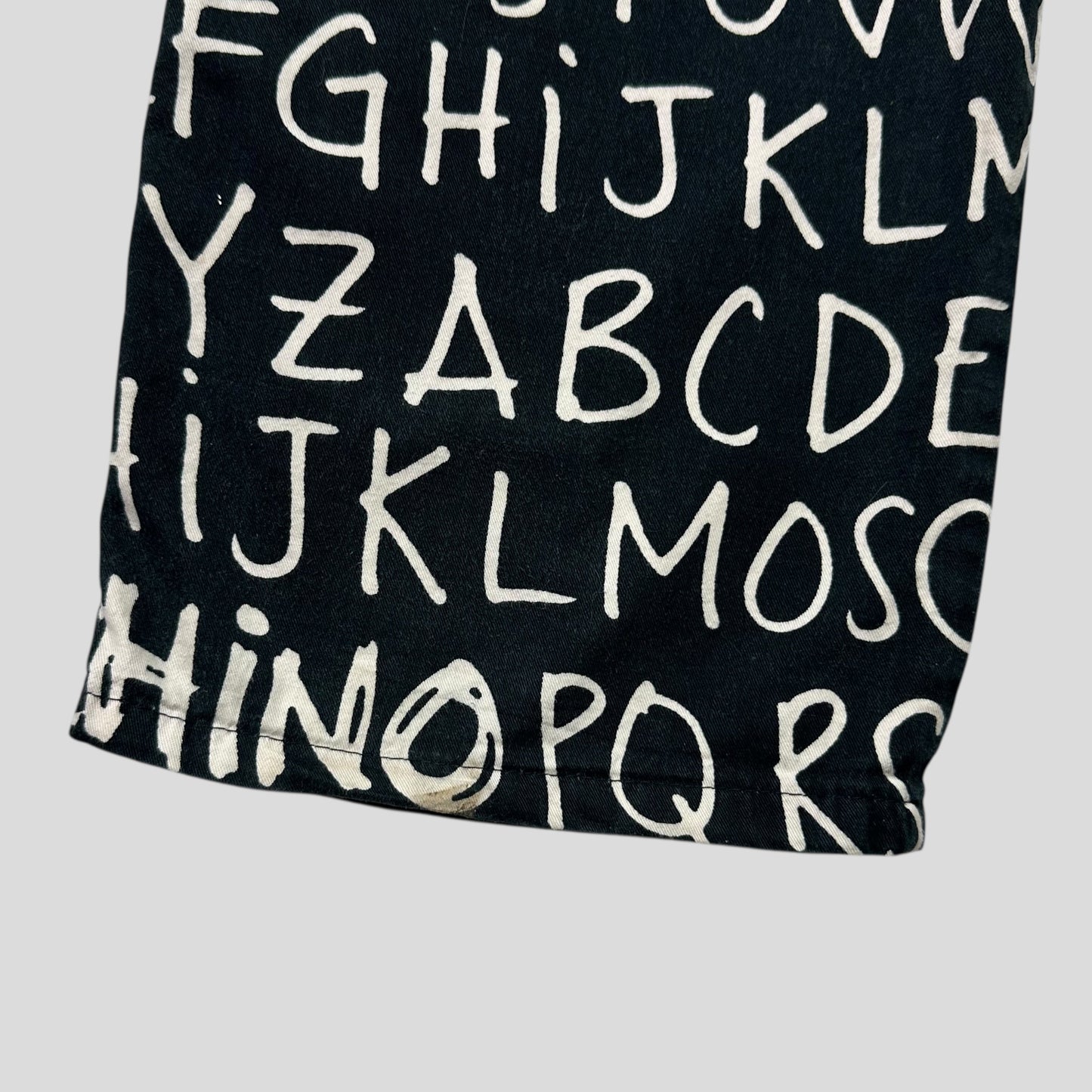 Moschino Jeans 00’s ABC Alphabet Black Jeans - 31 | Default Title, Multicoloured