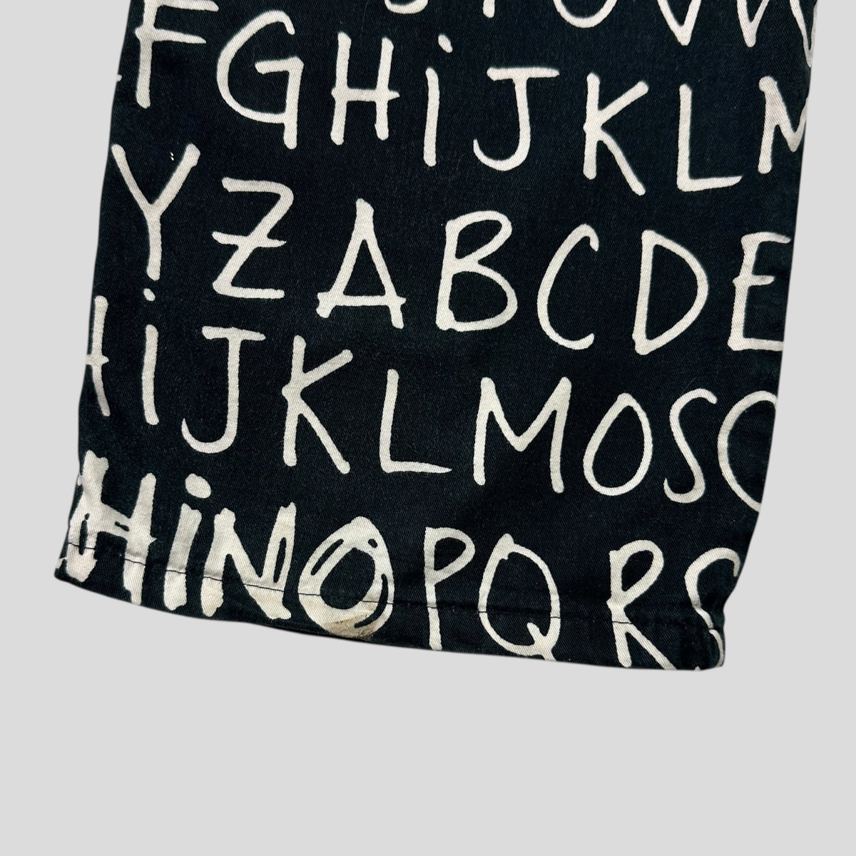Moschino Jeans 00’s ABC Alphabet Black Jeans - 31 | W31
