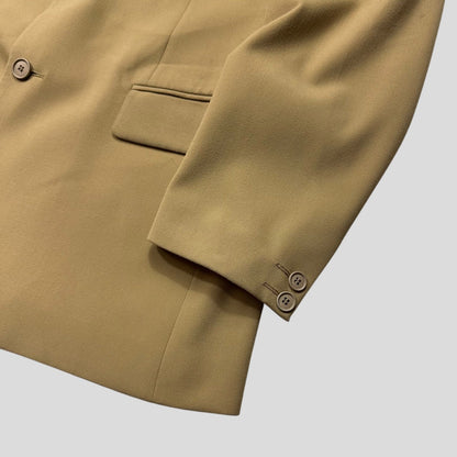 Versace Jeans Couture 00’s Camel Rayon Blazer Suit Jacket - IT50 (M/L) | Default Title, Brown