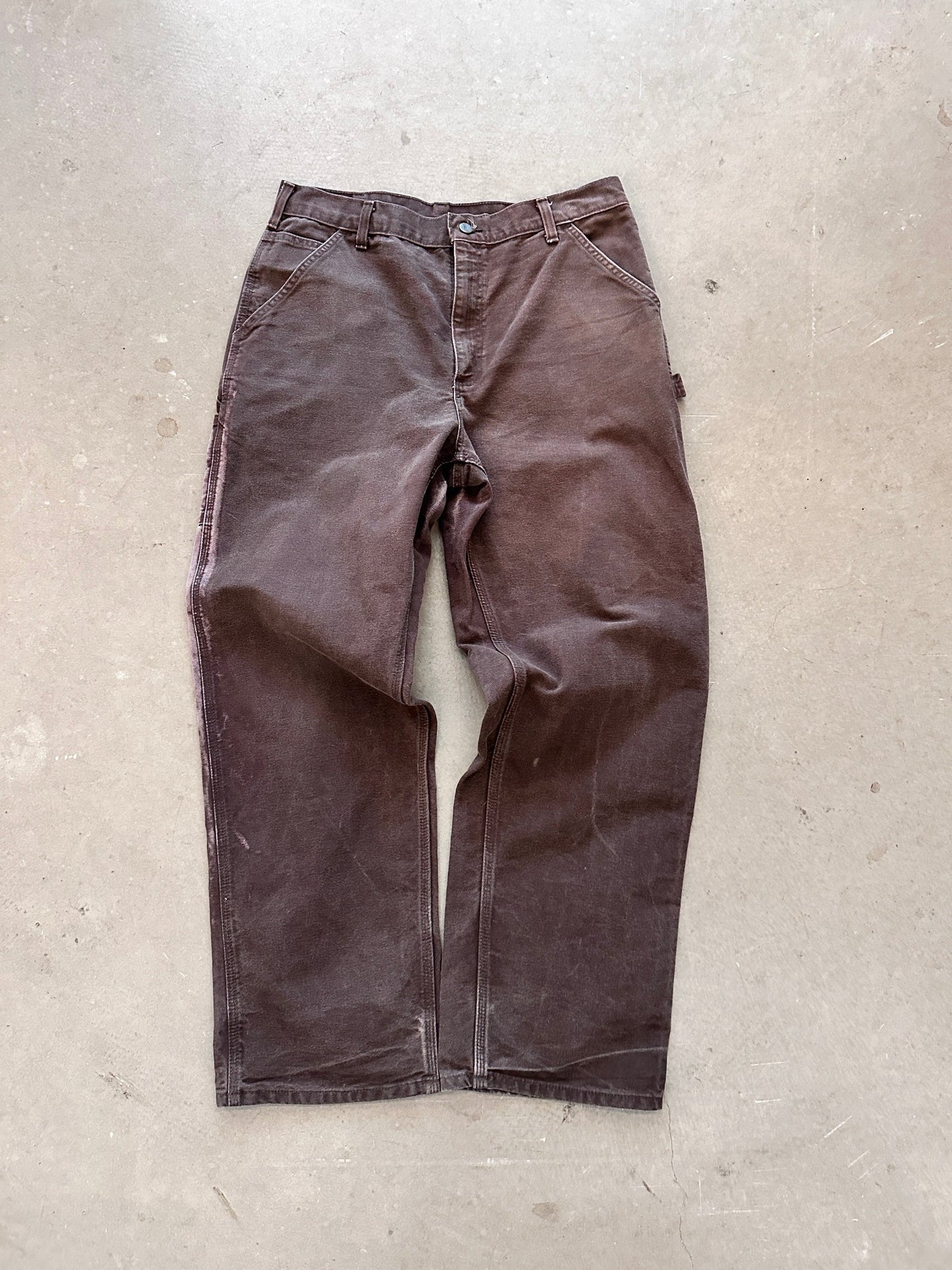 Carhartt Carpenter Pants - 34 x 32 | Brown, Red