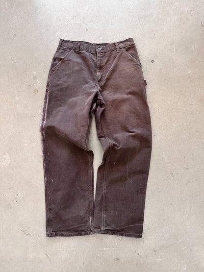 Carhartt Carpenter Pants - 34 x 32 | Brown, Red
