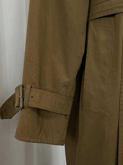 London Fog 1980s High Neck Belted Trench Coat - XXL