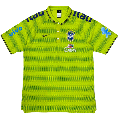 Nike Brazil 2014 Polo In Green ( XL )